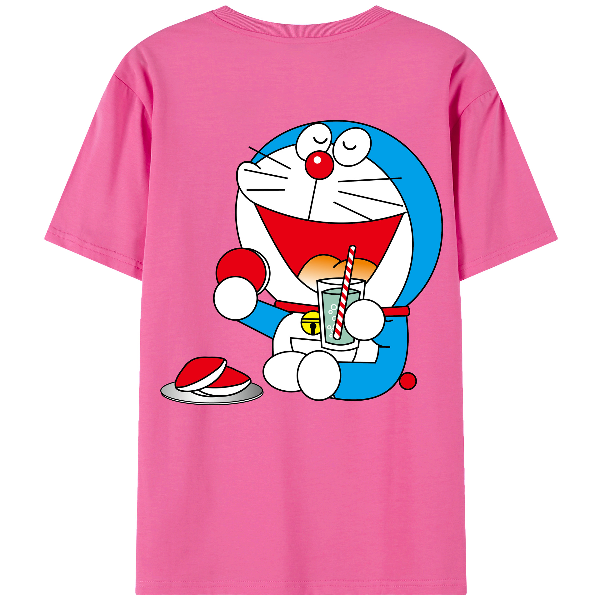 （画像用） ドラえもん Doraemon レディース半袖Tシャツ(バックプリント)